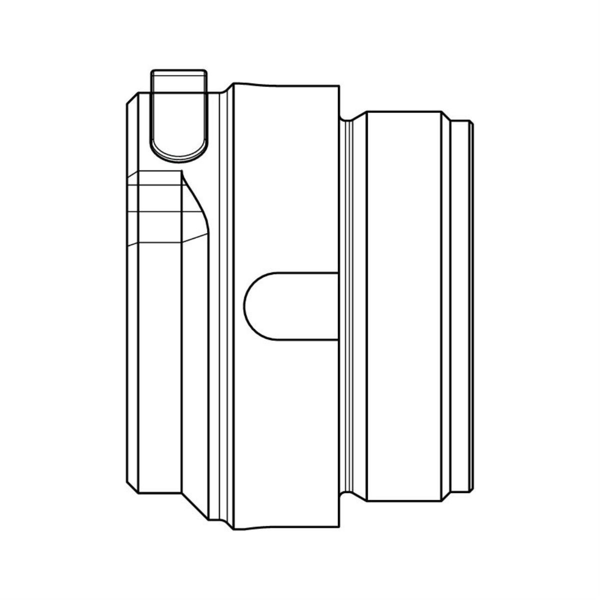 HUB Adapter für PRINT-X Schalldämpfer M.A.R.S QD | .223 Rem./.308 Win. | Titan