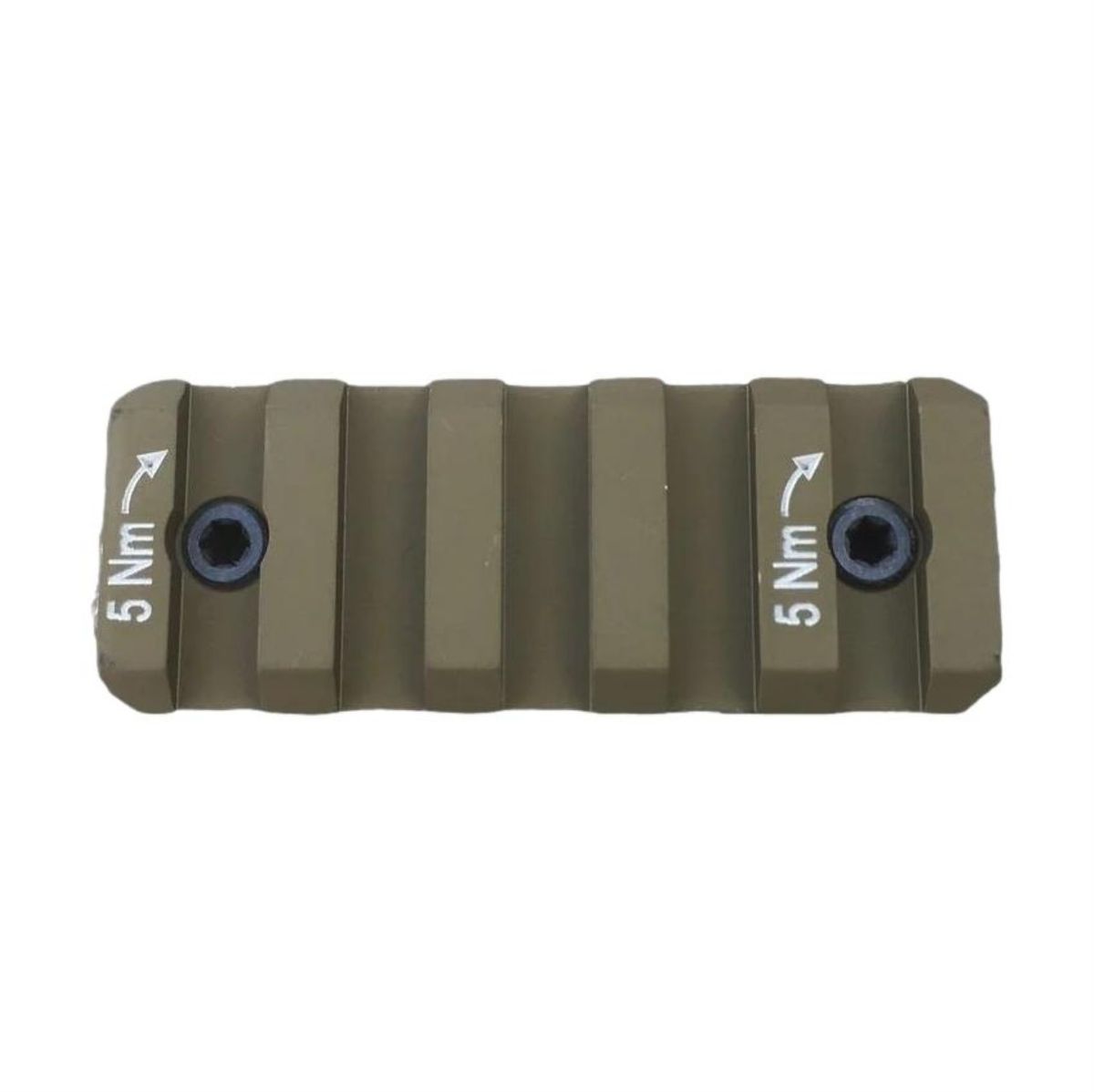 Aluminium Picatinny Rail | HKey | 5 Slots - RAL8000