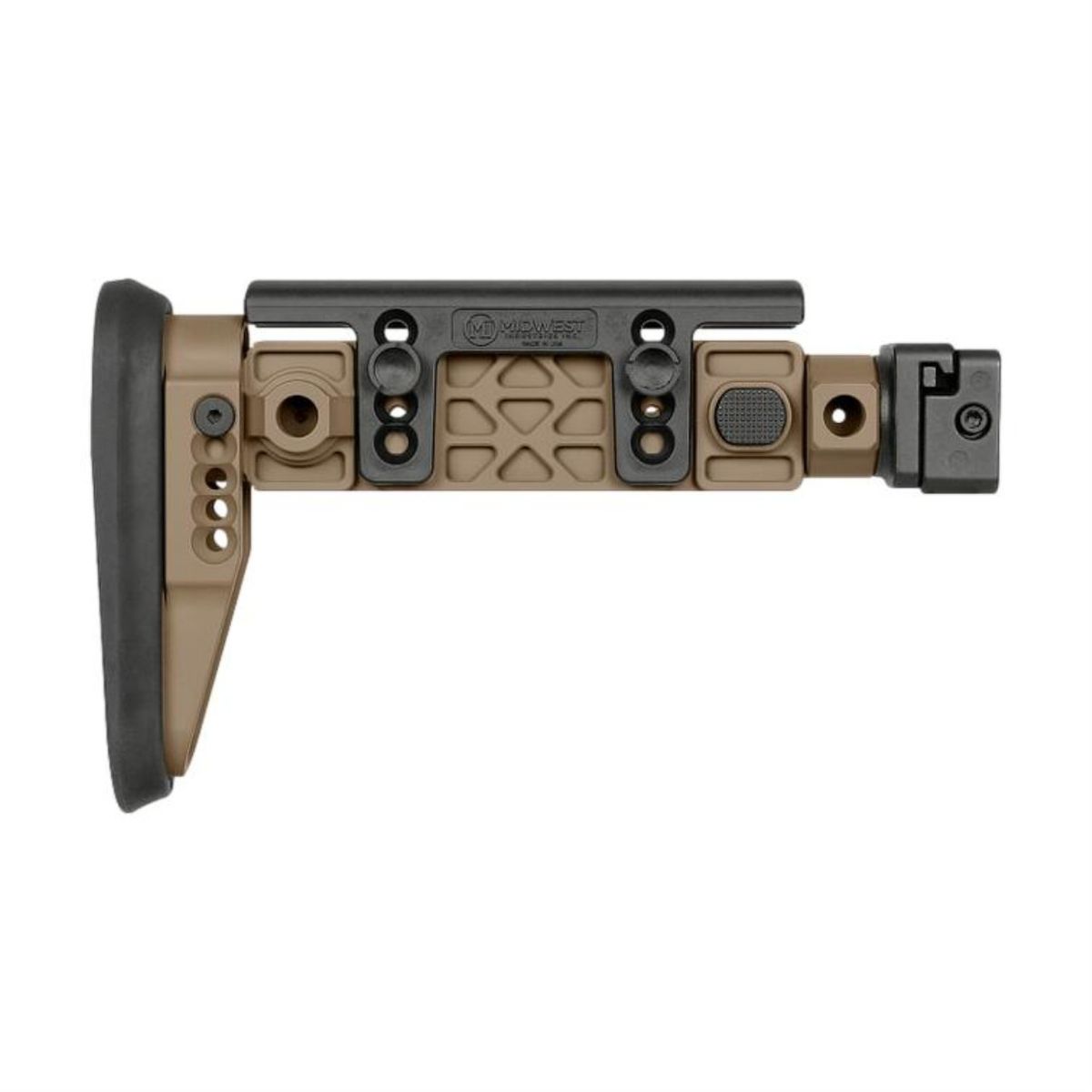 Alpha Side Folding Stock | Picatinny | FDE