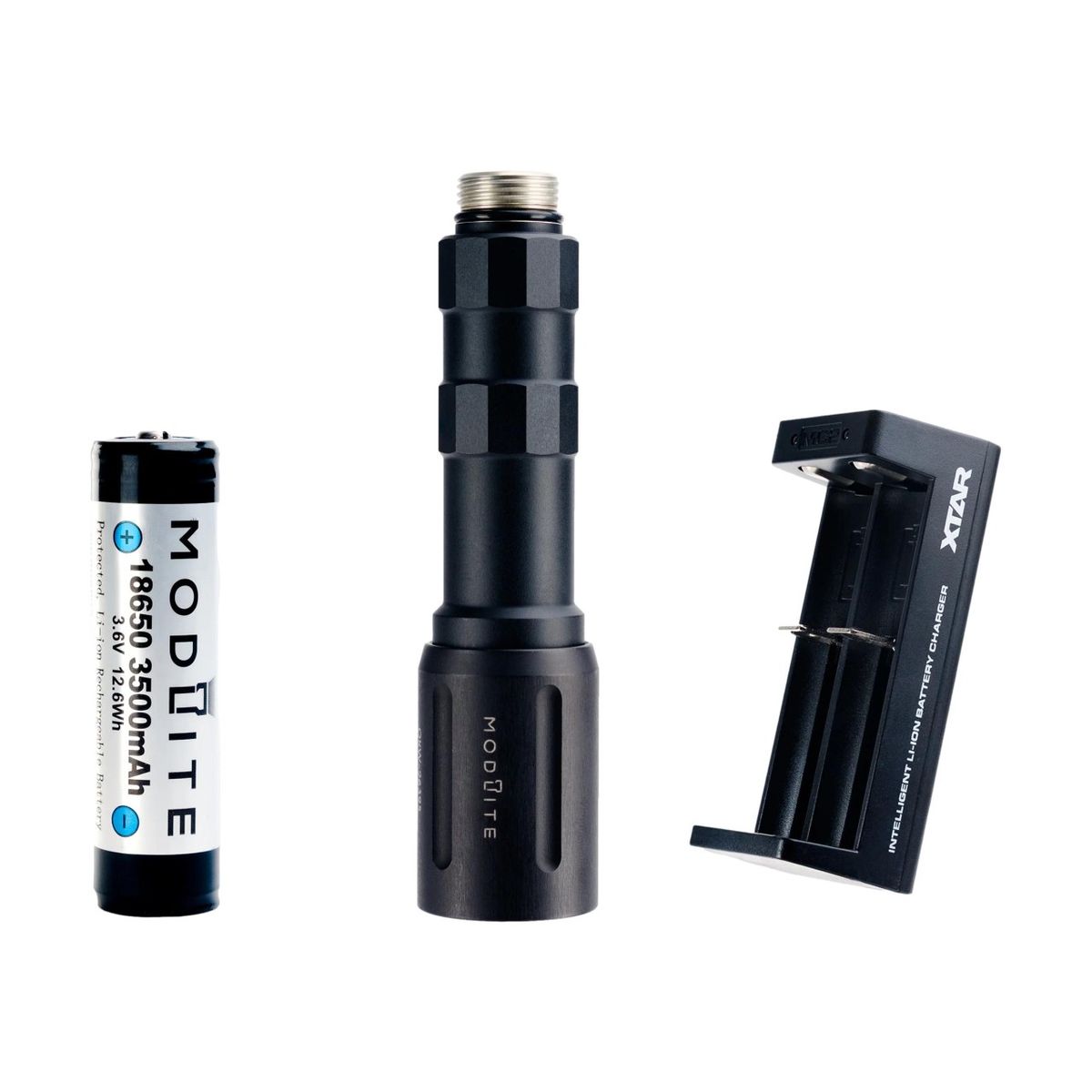 OKW 18650 WML (no tailcap) | 680 Lumen | 69'000 Candela - Schwarz