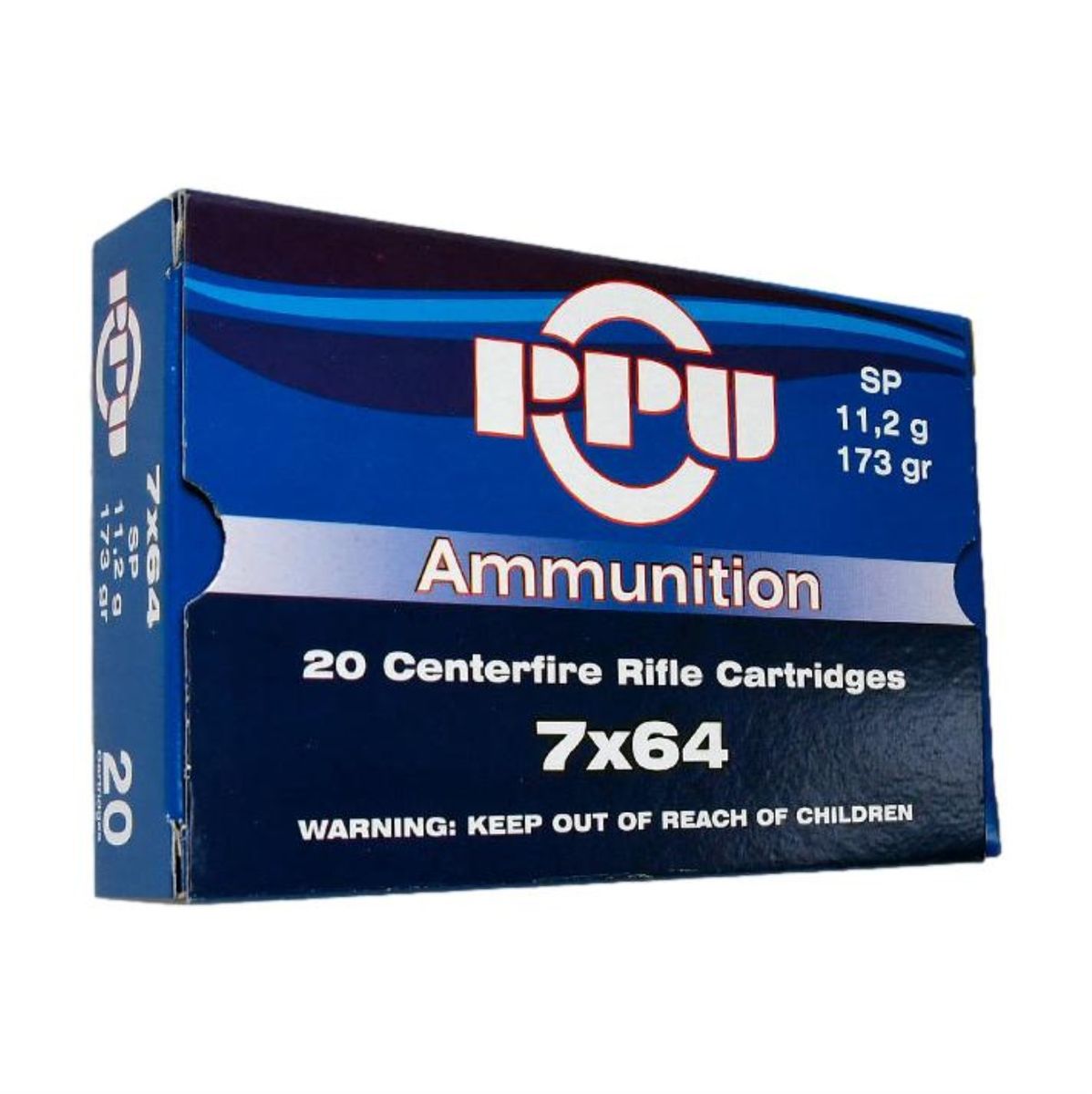 SP | 11.2g | 173grs | 7x64mm | 20 Schuss