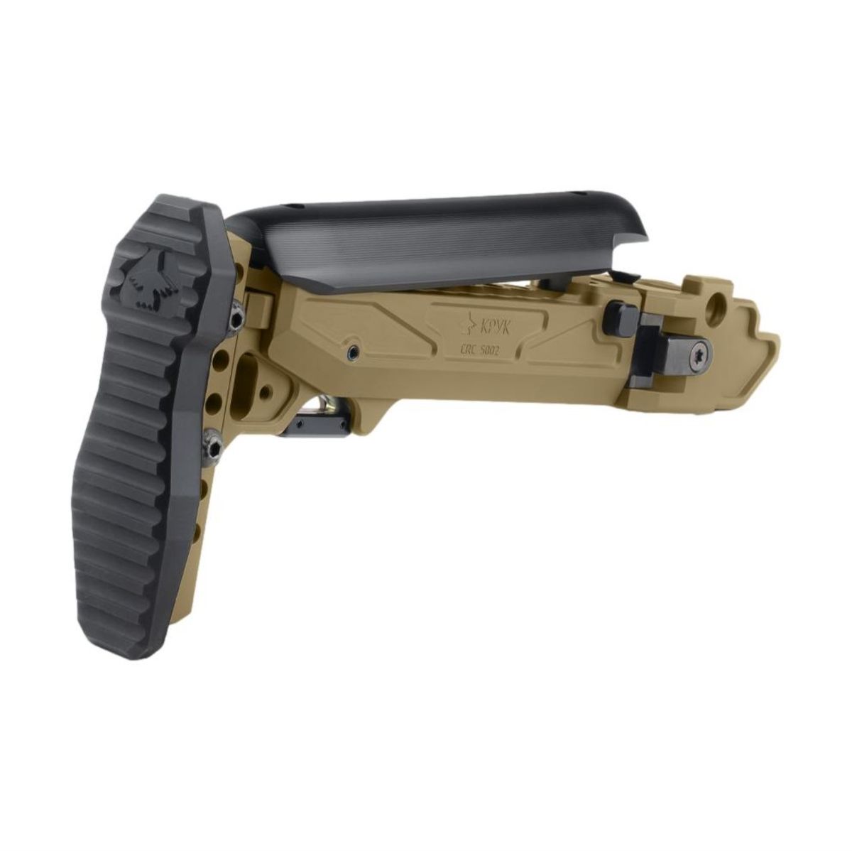 Universal Telescopic Buttstock | Folding Adapter | Coyote | Leftfolding