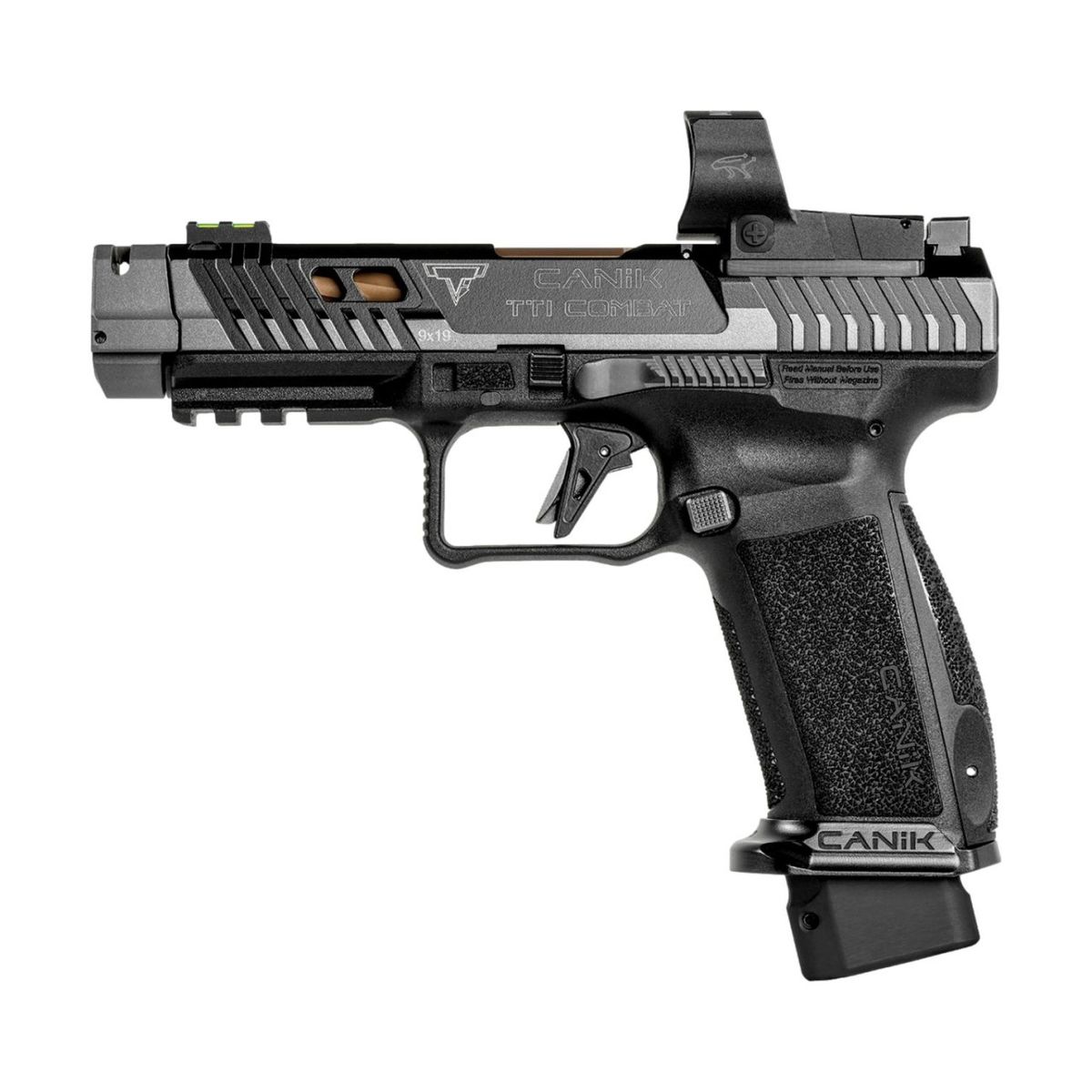 TTI COMBAT SMOKE Optic – MO3 | 9mm Para | 19 Schuss