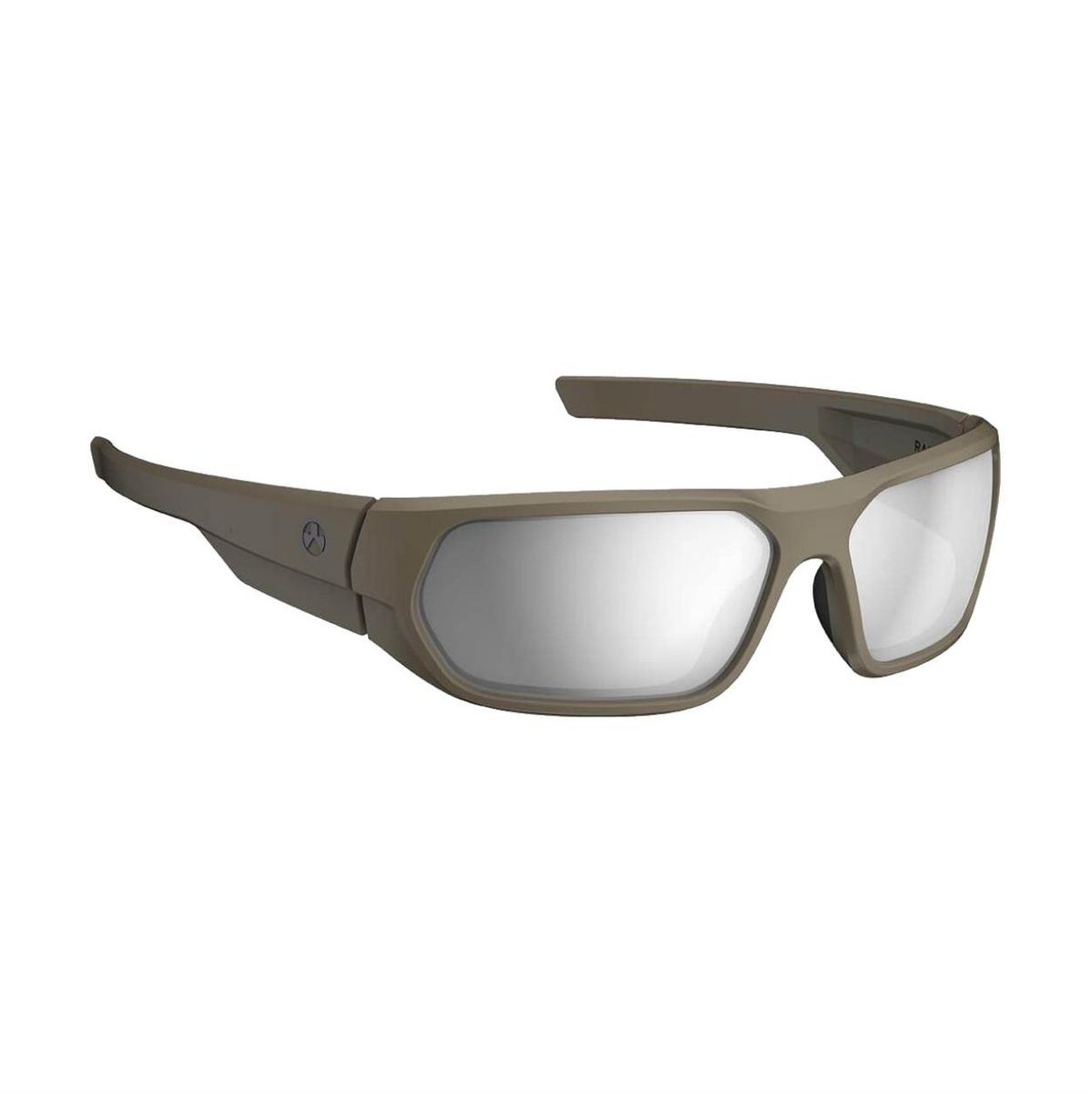 Radius Eyewear | Polarized | FDE | Gray Lens with Silver Mirror
