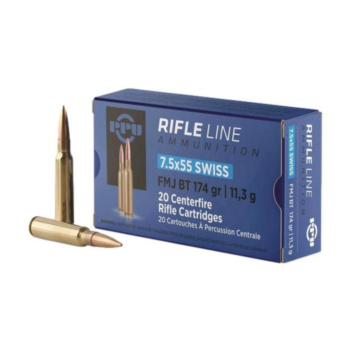FMJ BT 174grs | 11.3g | 7.5x55mm