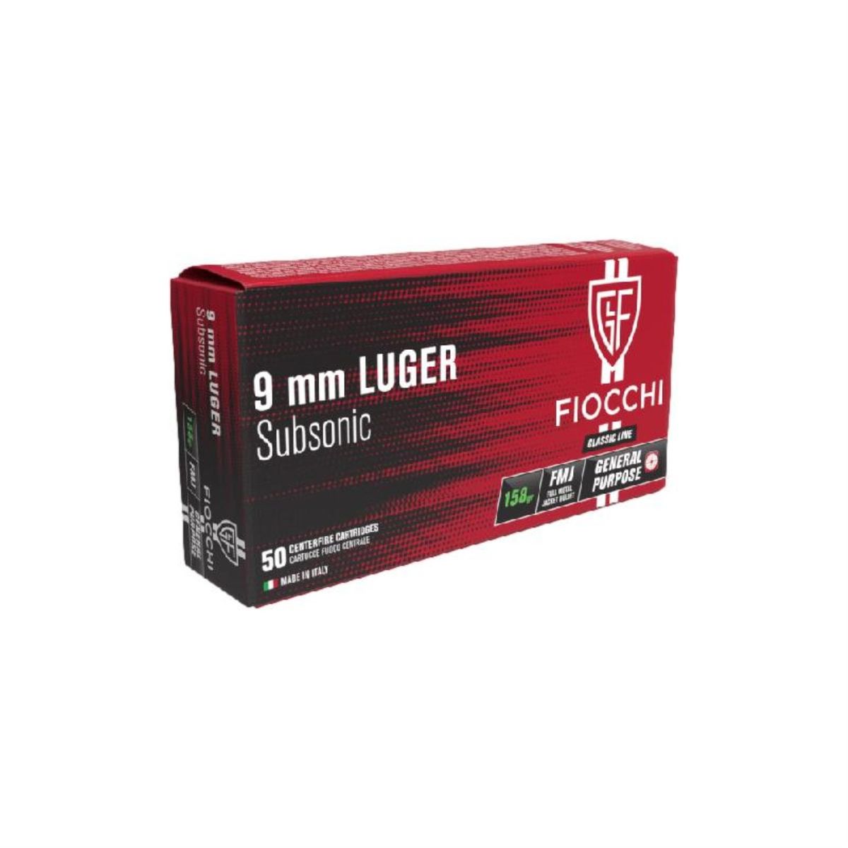 Subsonic FMJ | 10.3g | 158gr | 9mm Luger | - 1000 Patronen
