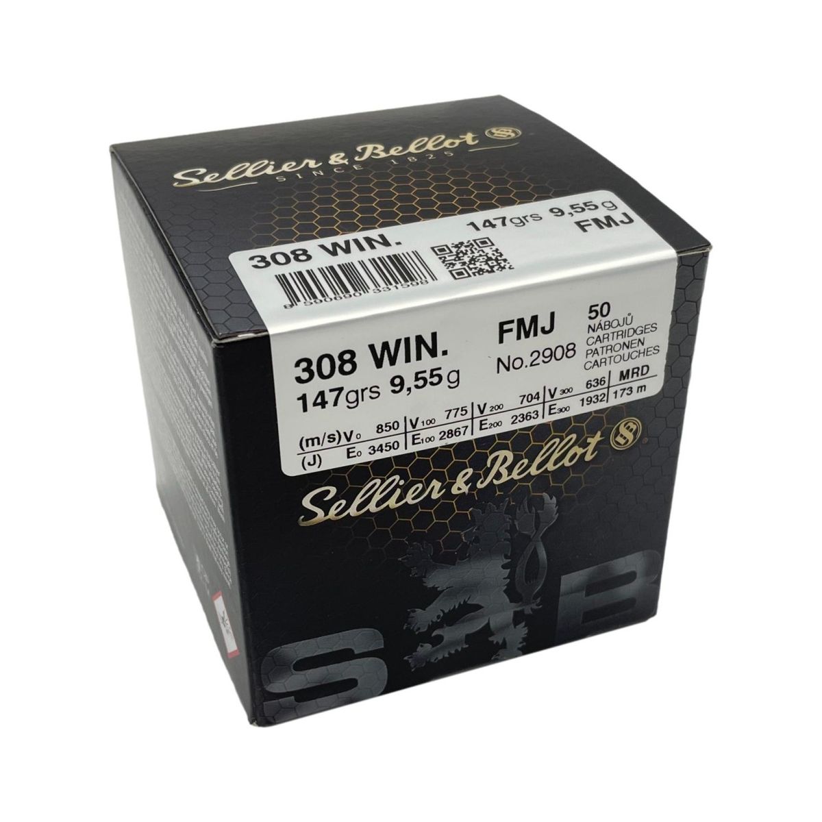 FMJ | 9.55g | 147grs | .308 Win. | 50 Schuss