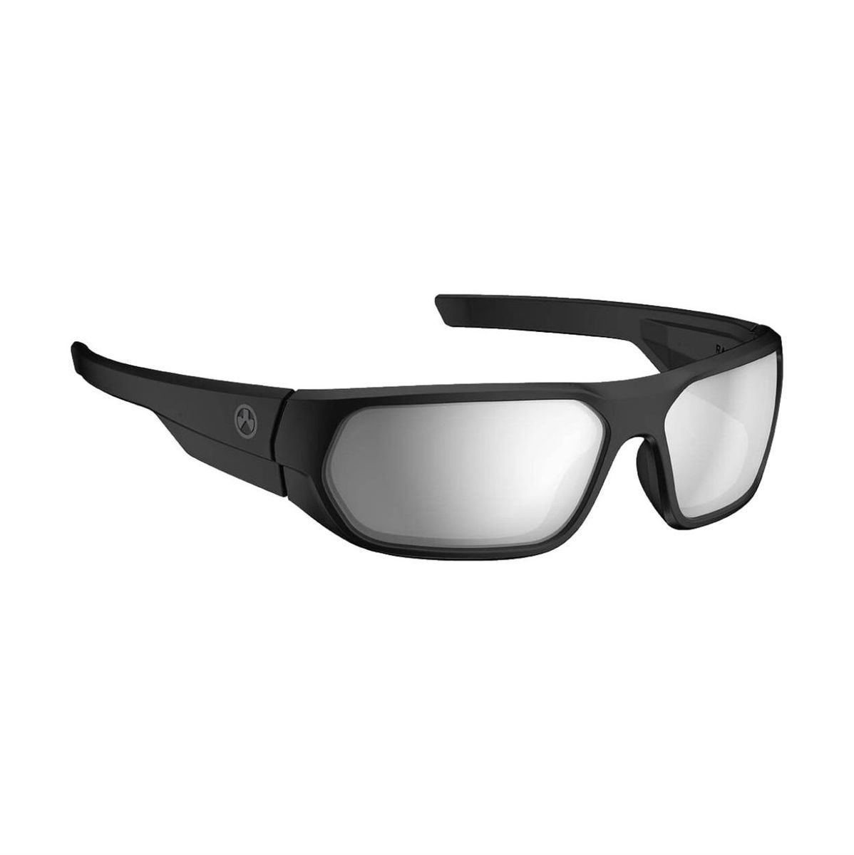 Radius Eyewear | Polarized | Schwarz | Gray Lens with Silver Mirror