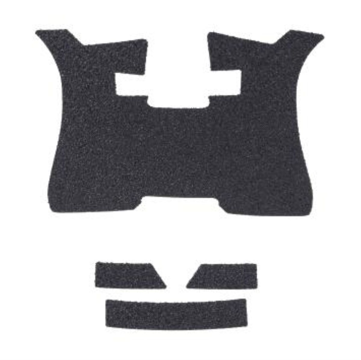 Adhesive grip tape Glock 17-45 gen.5 | Granulate | Schwarz