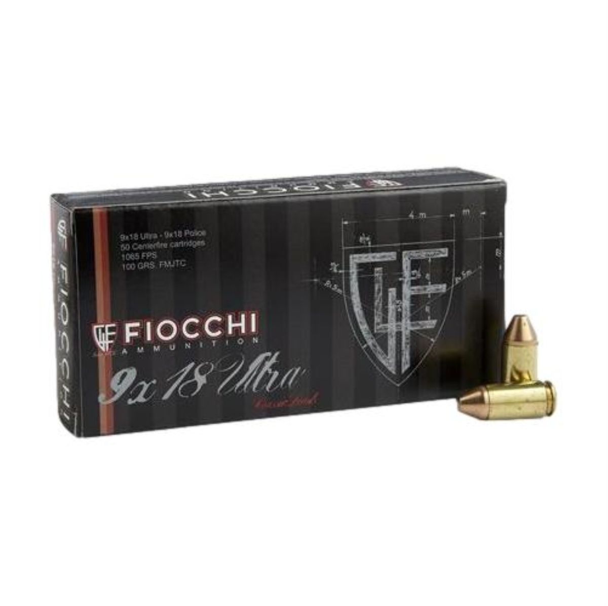 FMJTC | 6.48g | 100grs | 9x18 Police