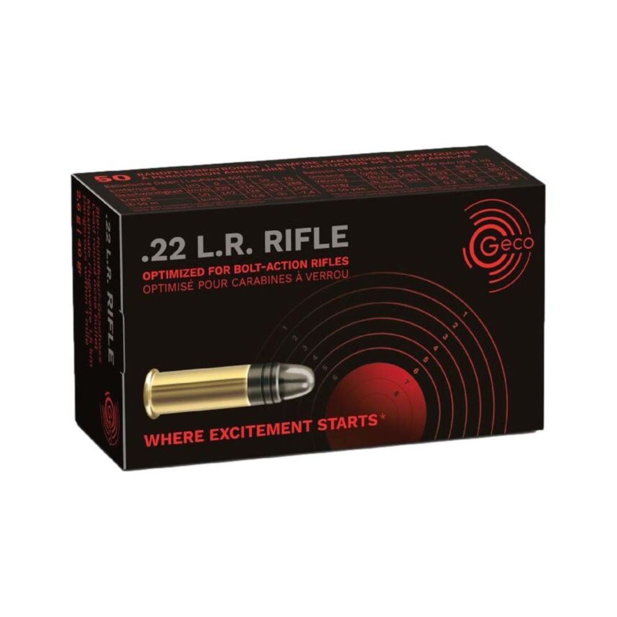 RIFLE | 2,6g | 40gr | .22 lr | 500 Patronen
