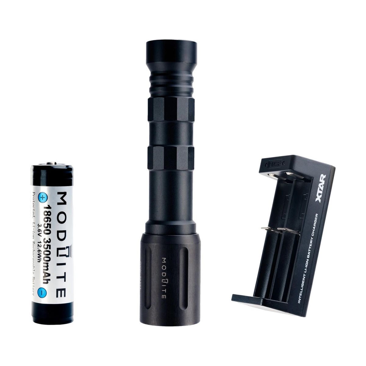 PLHv2-18650 WML Package | 1350 Lumen | 54'000 Candela - Schwarz