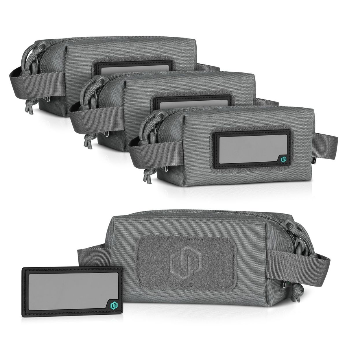 SOFT AMMO CARRIER | LOOSE SAC MINI | 4 Pack - Grau