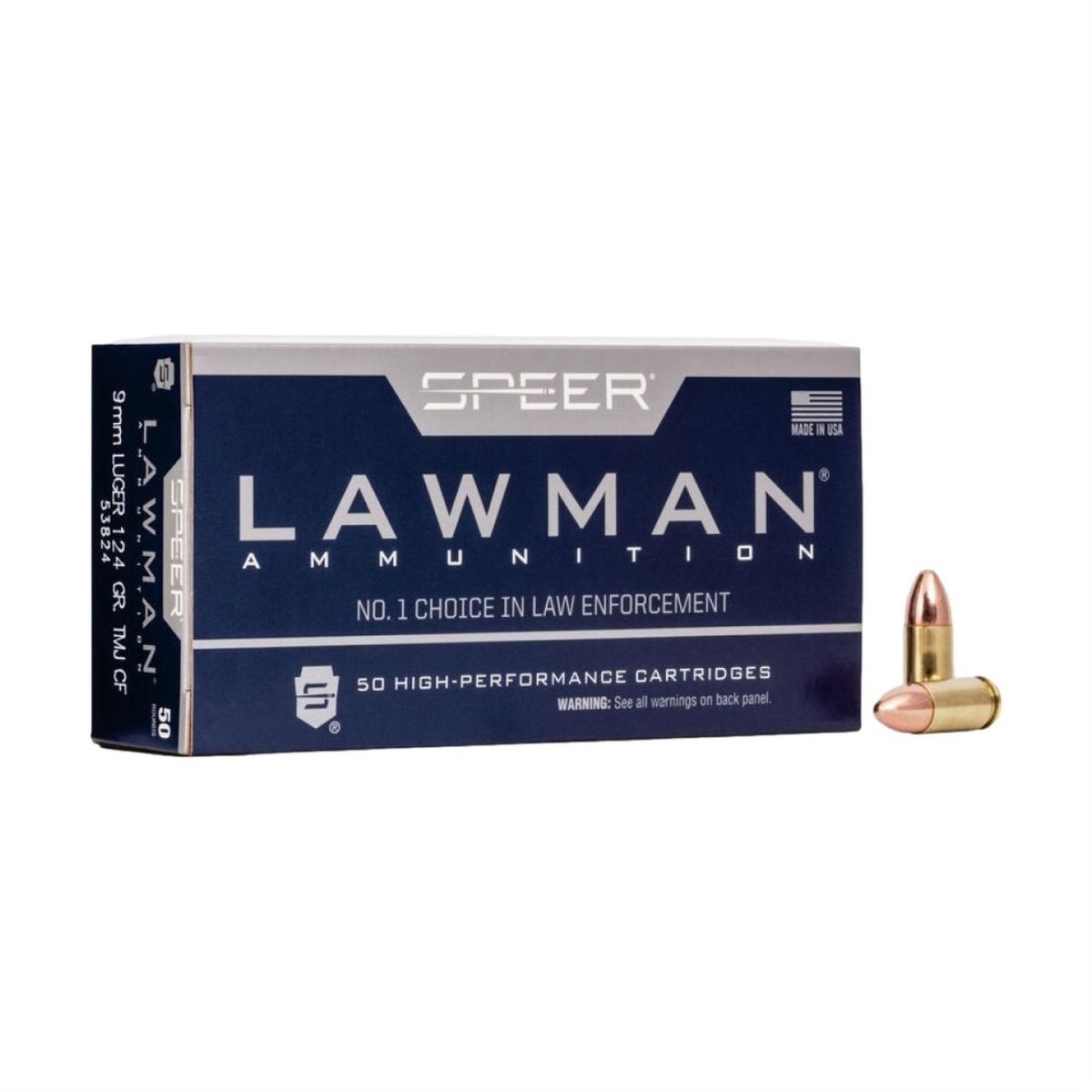 Lawman Nontox | 8g | 124grs | 9mm Para | 50 Schuss