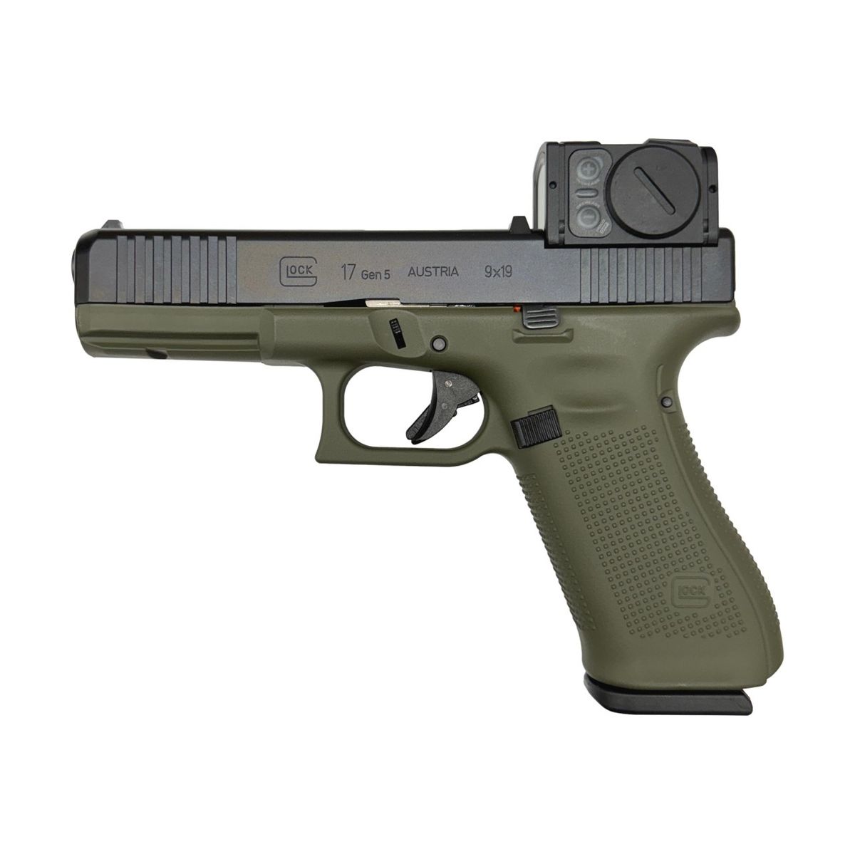 G17 Gen5 ACRO-CUT OD Green | 4.5" | 9mm Para
