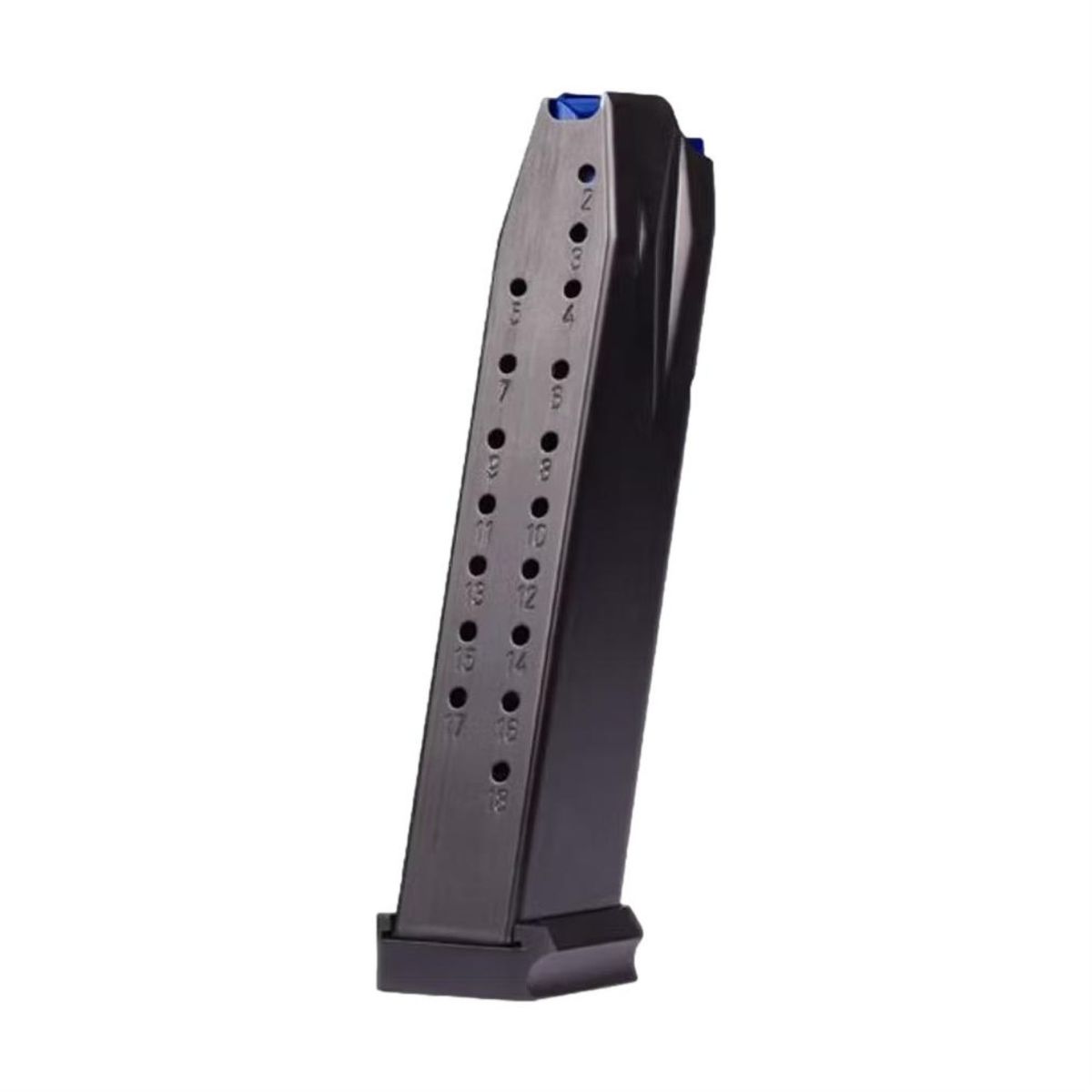 PDP Fullsize Magazin | 9mm Para | 18 Schuss | Aluboden BLK