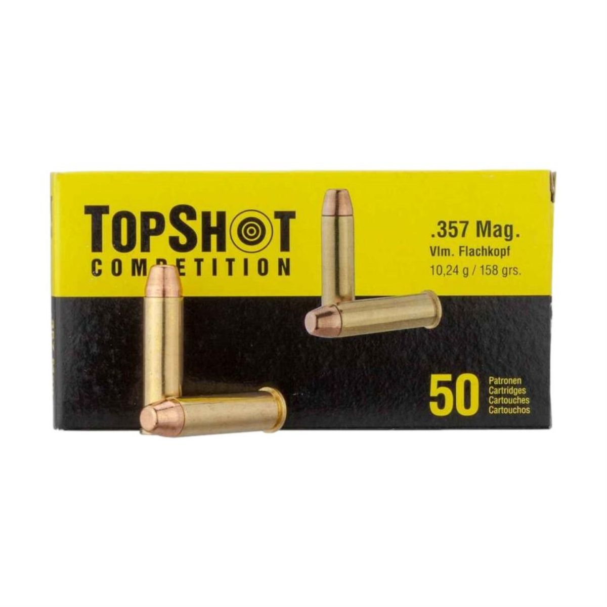Competition FMJ | 10.24g | 158gr. | .357 Mag. | 50 Schuss