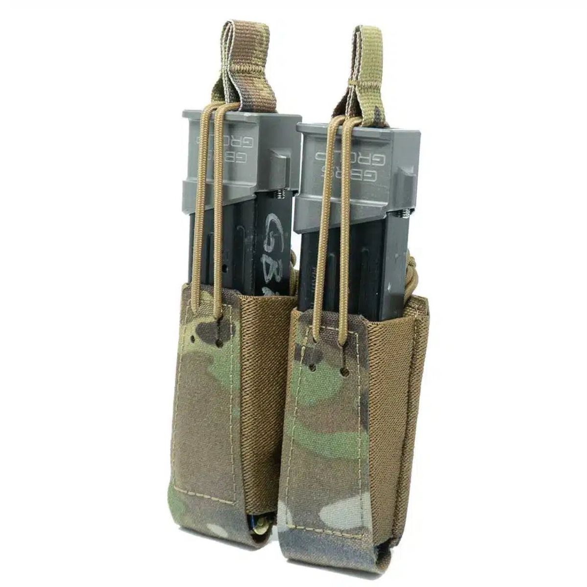 Double Pistol Magazine Pouch | Bungee Retention - MultiCam