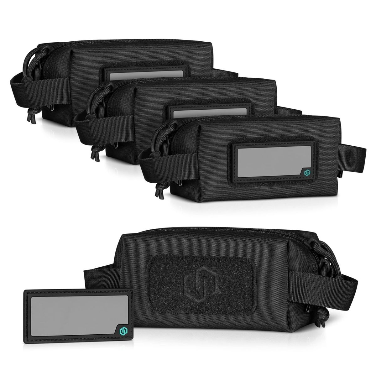 SOFT AMMO CARRIER | LOOSE SAC MINI | 4 Pack - Schwarz