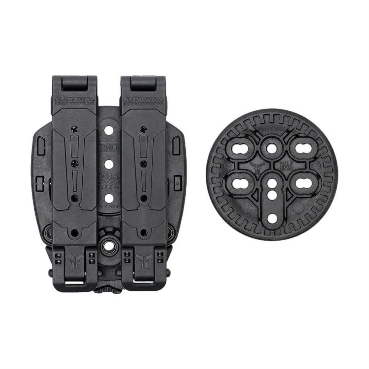 TEK-MOUNT | QUICK CONNECT MOUNTING SYSTEM - Kit (Insert Disk & Receiver), 3" Molle-Loks