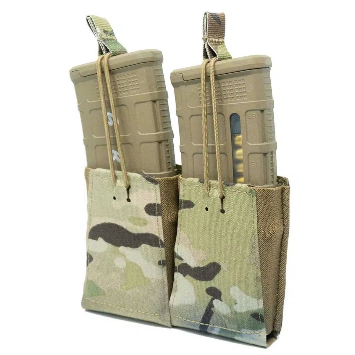 Double Rifle Magazine Pouch 5.56 | Bungee Retention - MultiCam