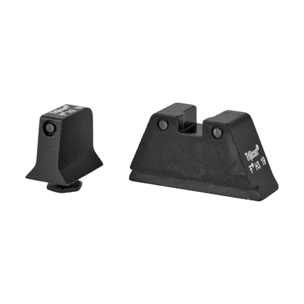 Suppressor/Optic Height Sights | Glock Standard Frames | Green-Green Tritium