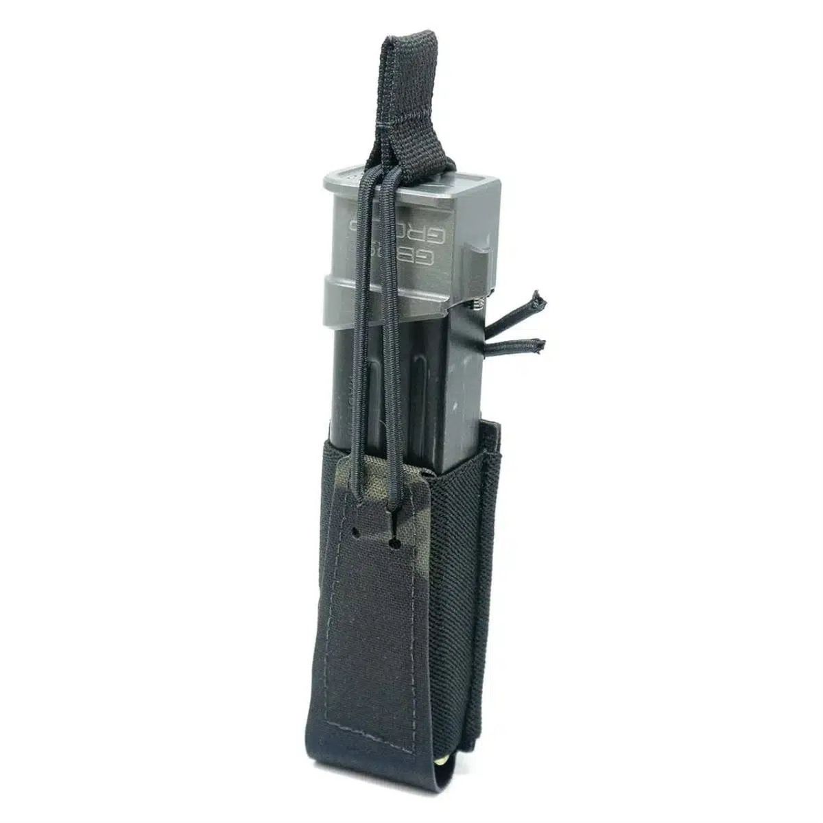 Single Pistol Magazine Pouch | Bungee Retention - MultiCam Black
