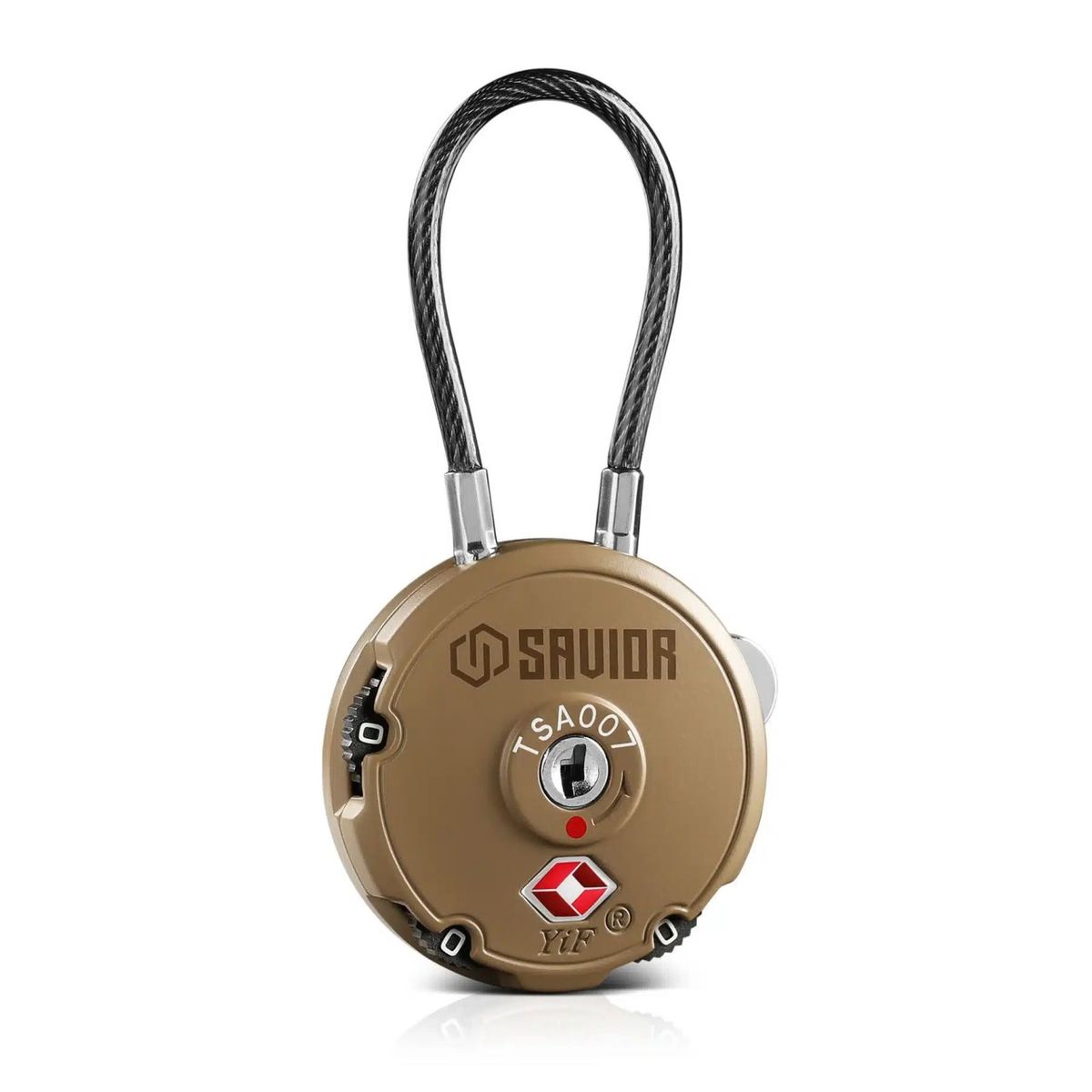 3-DIGIT CABLE LOCK | 1/2/4 PACK - FDE, 1 Stk