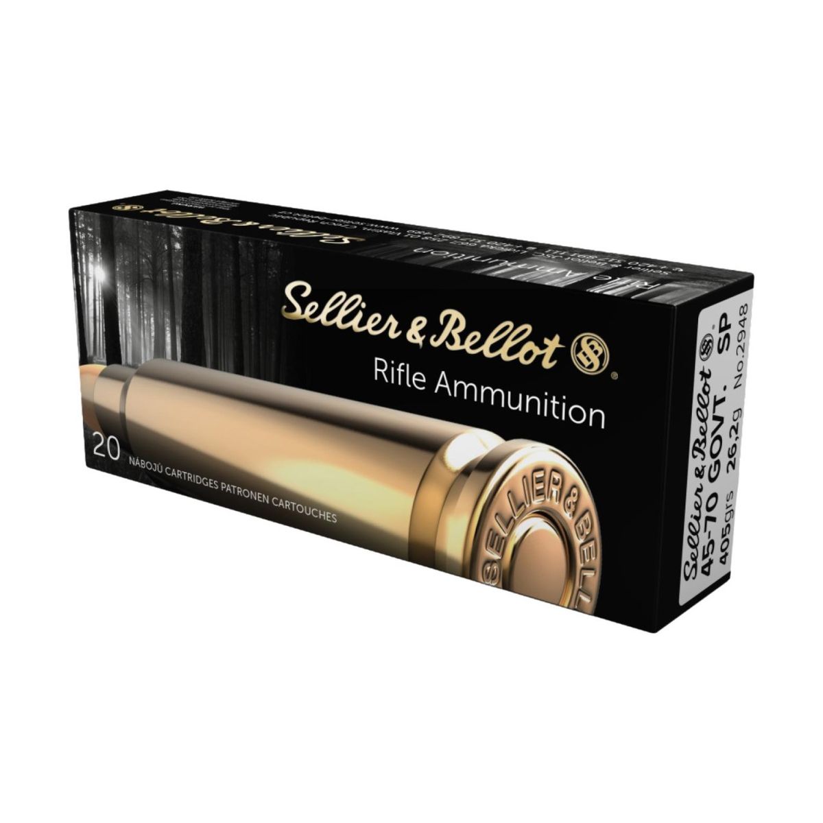 SP | 26.2g | 405grs | .45-70 GOV | 20 Schuss