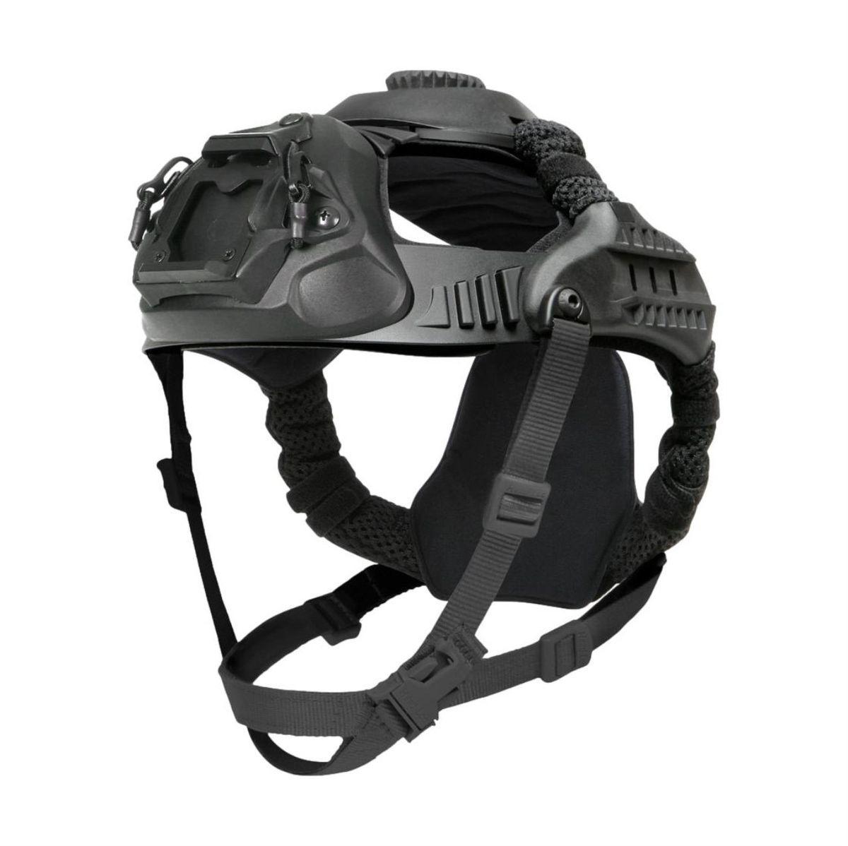 Skull Mount System | High Cut | Foam / Mesh Padding | Schwarz