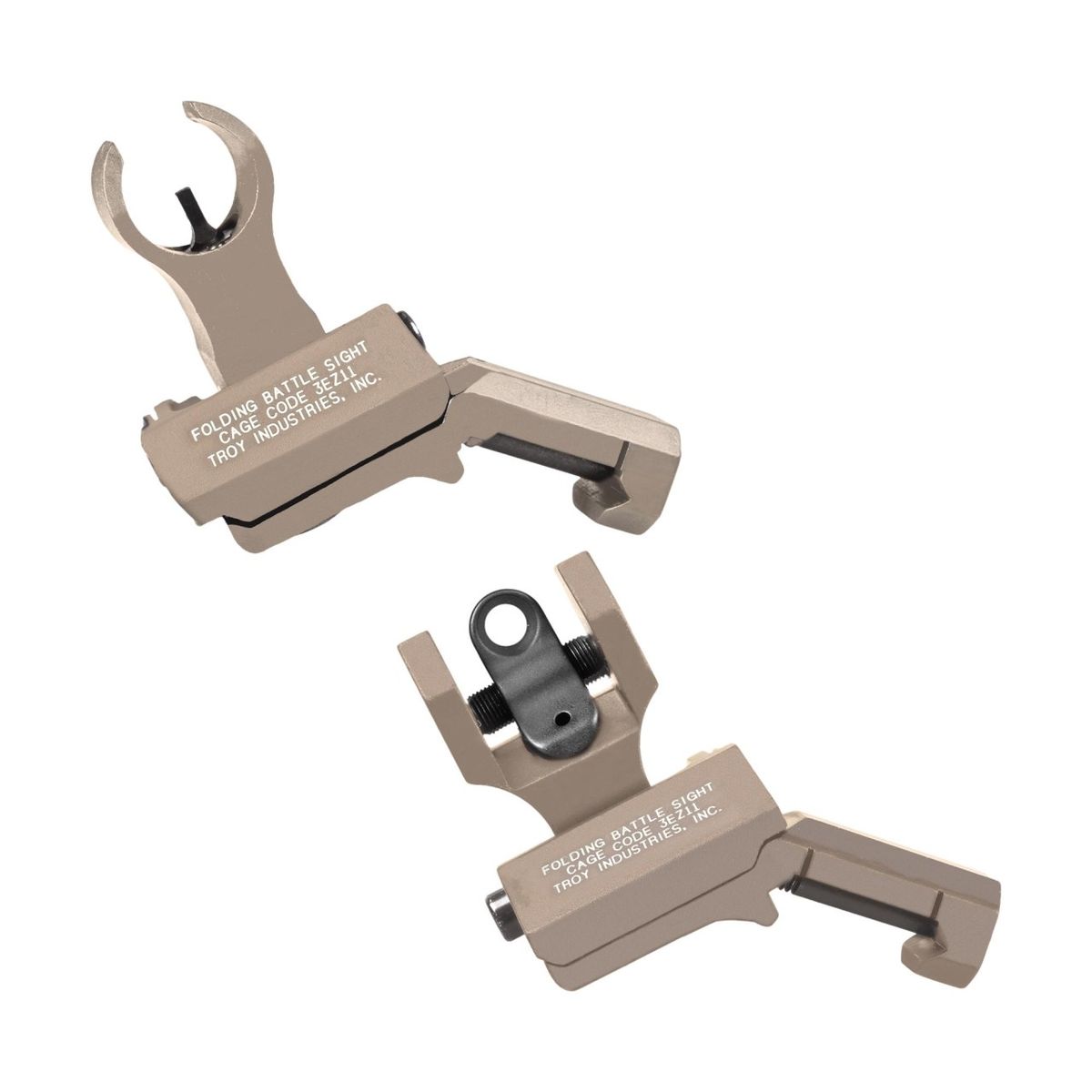 45° Offset BattleSight Set Front & Round Rear | HK | - FDE