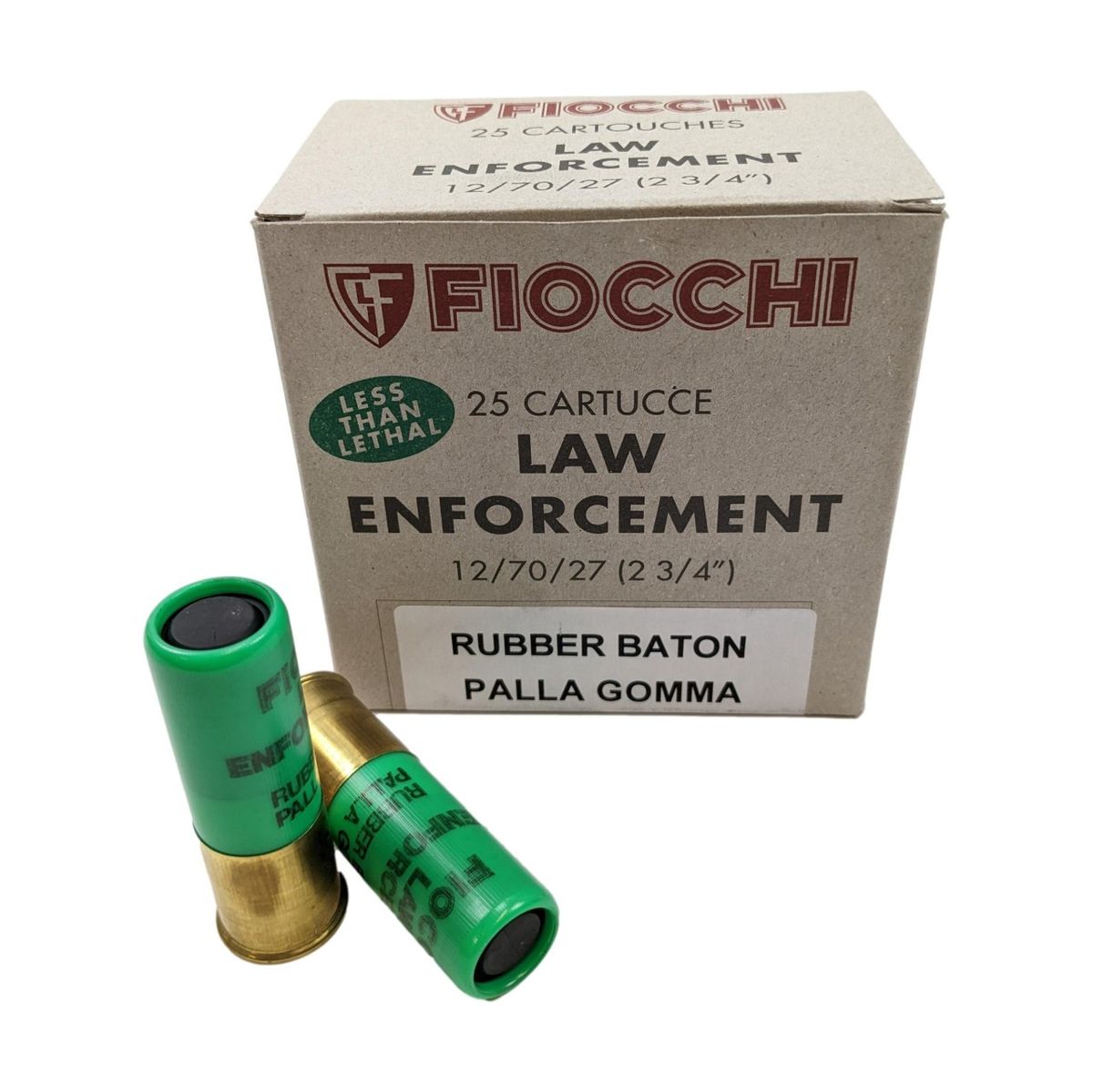 Law Enforcement Rubber Batton | 12/70 | 25 Schuss