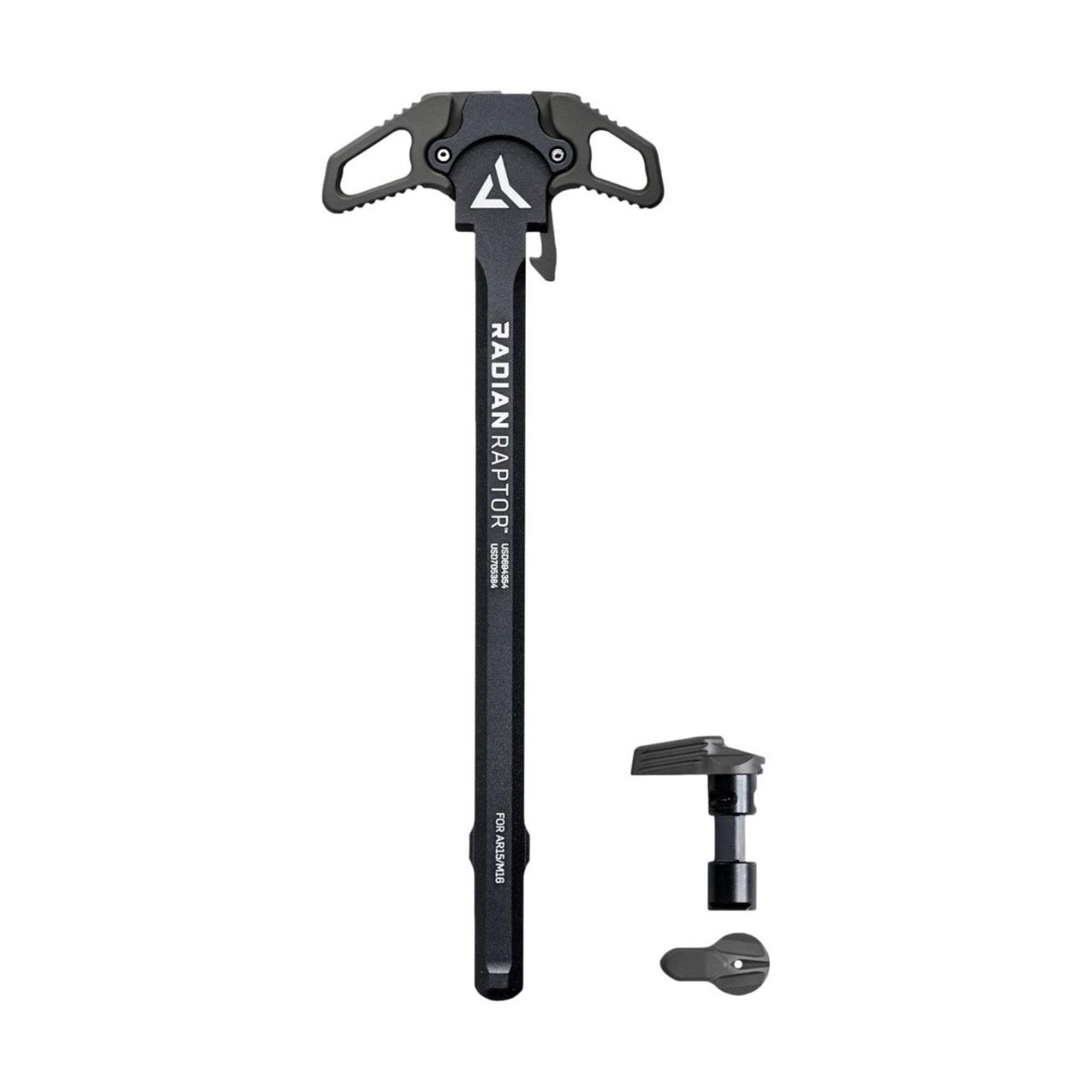 Raptor Charging Handle & Talon AMBI 45/90 Safety | AR15/M16 | Grau