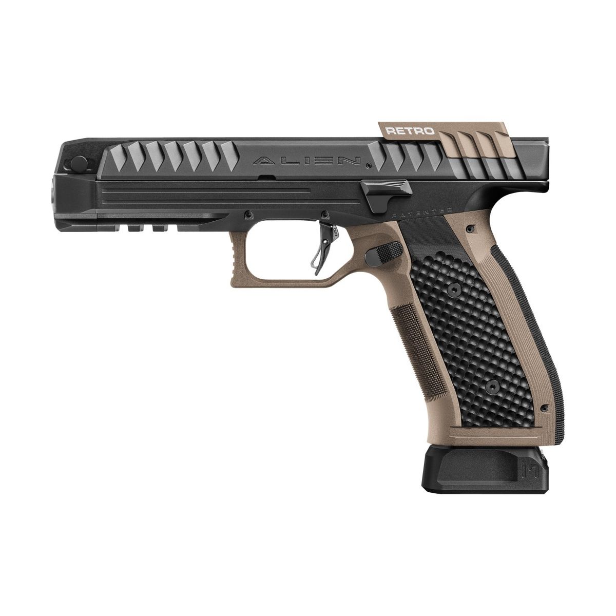 Alien Retro Kit | 9mm Para | Black/Green