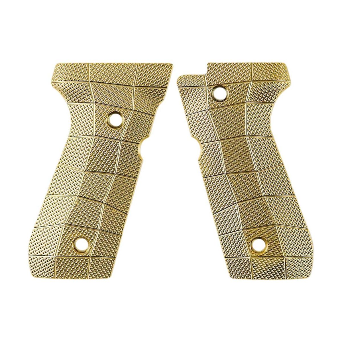 Beretta 92 Thin GridLOK | Brass | - Raw Brass