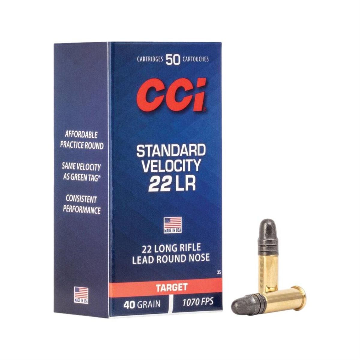 Standard Velocity | 40gr | .22 lr | 50 Patronen