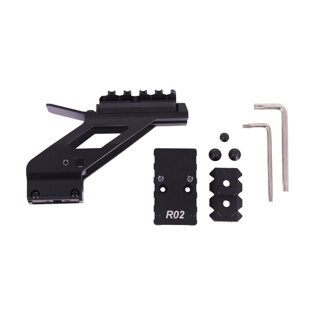 MECANIK ALUMINUM SCOPE MOUNT | GRAPHITE BLACK