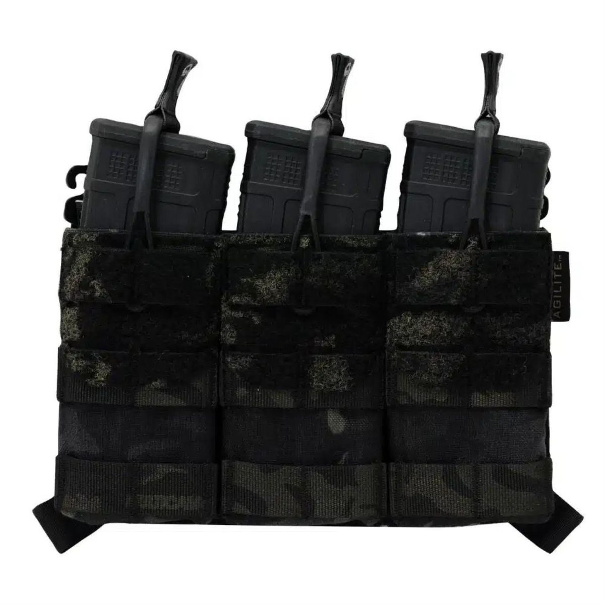AG3 Placard Triple Mag Pouch | Multicam Black
