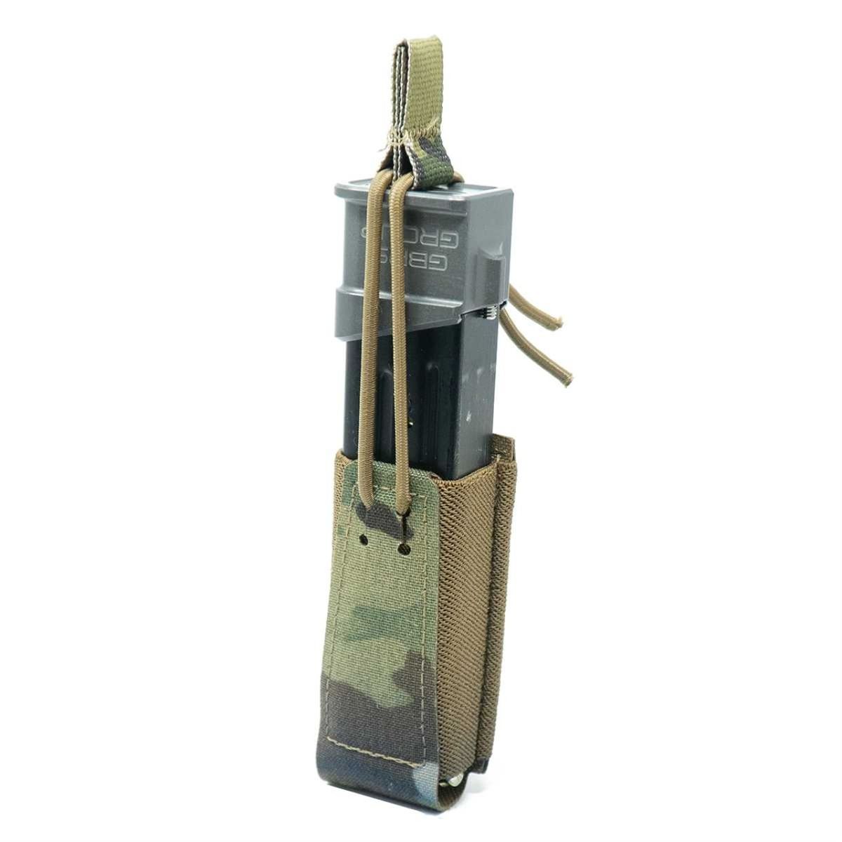 Single Pistol Magazine Pouch | Bungee Retention - MultiCam