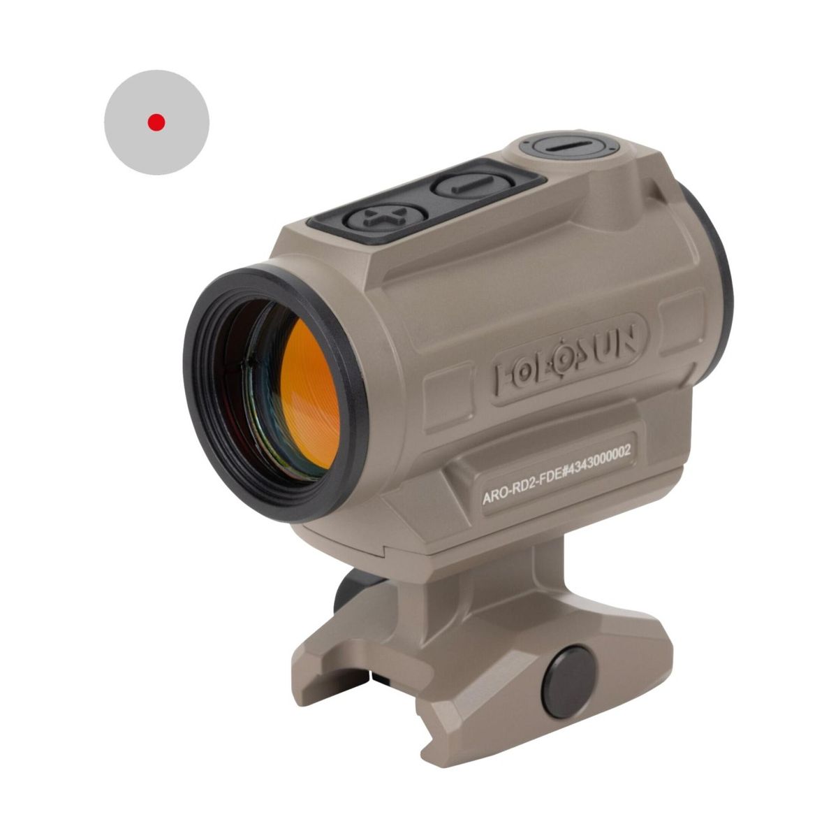 Dot Sight ARO-RD2 | Red Dot/Circle | 2 MOA FDE
