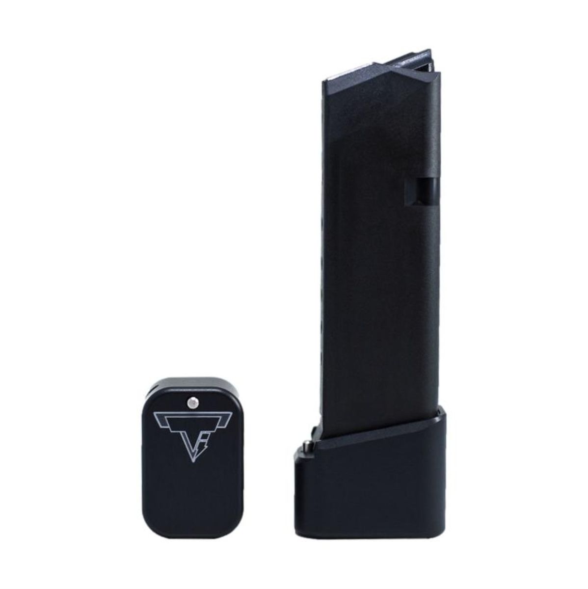 Base Pad Kit +4/5 für Glock 19/23 | 9mm/.40 | Schwarz Matt
