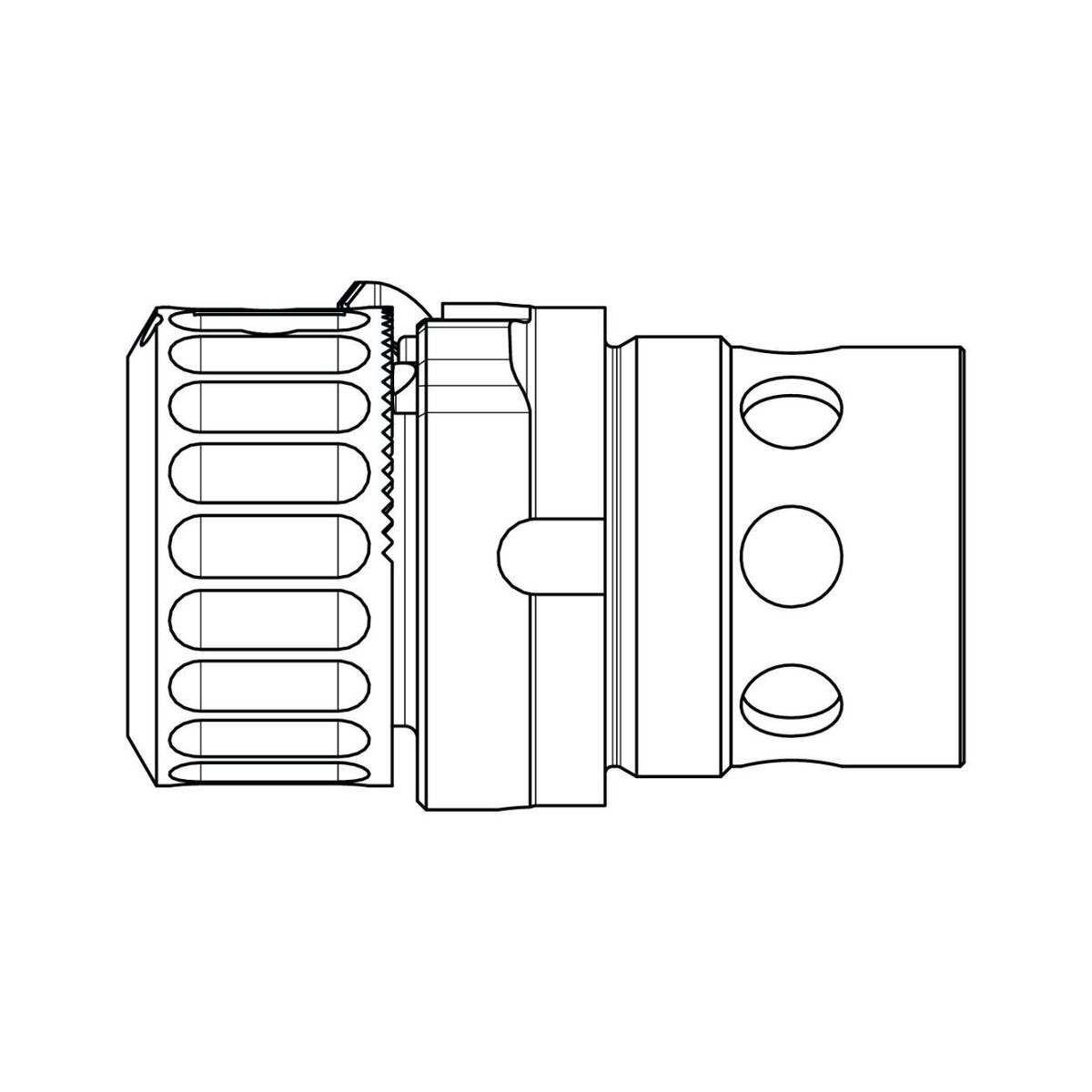 HUB Adapter für PRINT-X Schalldämpfer QD Rotex IIA | .308 Win. | Titan