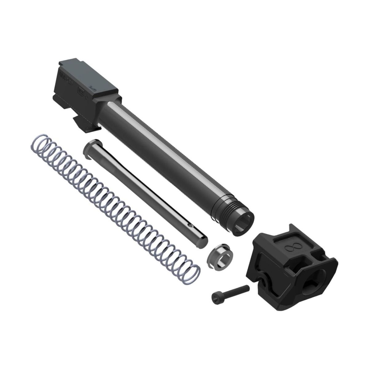 C-Burst Gen3 for Glock 19/47/49/45/19x GEN5 | Schwarz | M13,5x1L