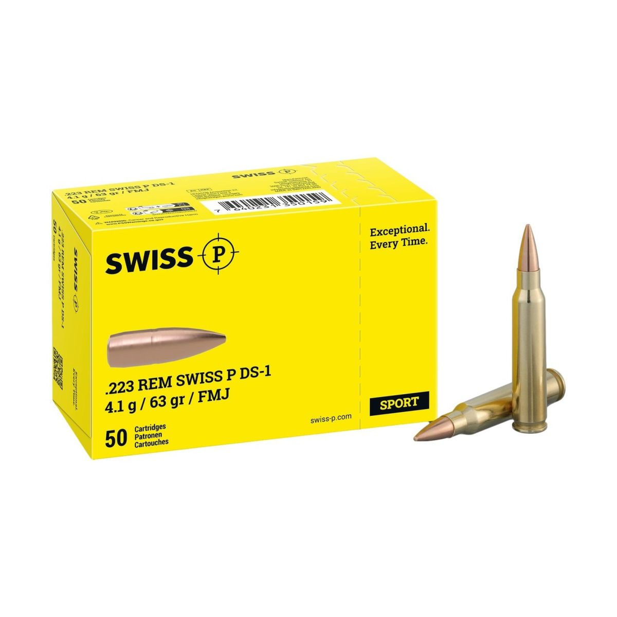 DS-1 | 4,1g | 63gr | .223 Rem. | 1000 Patronen