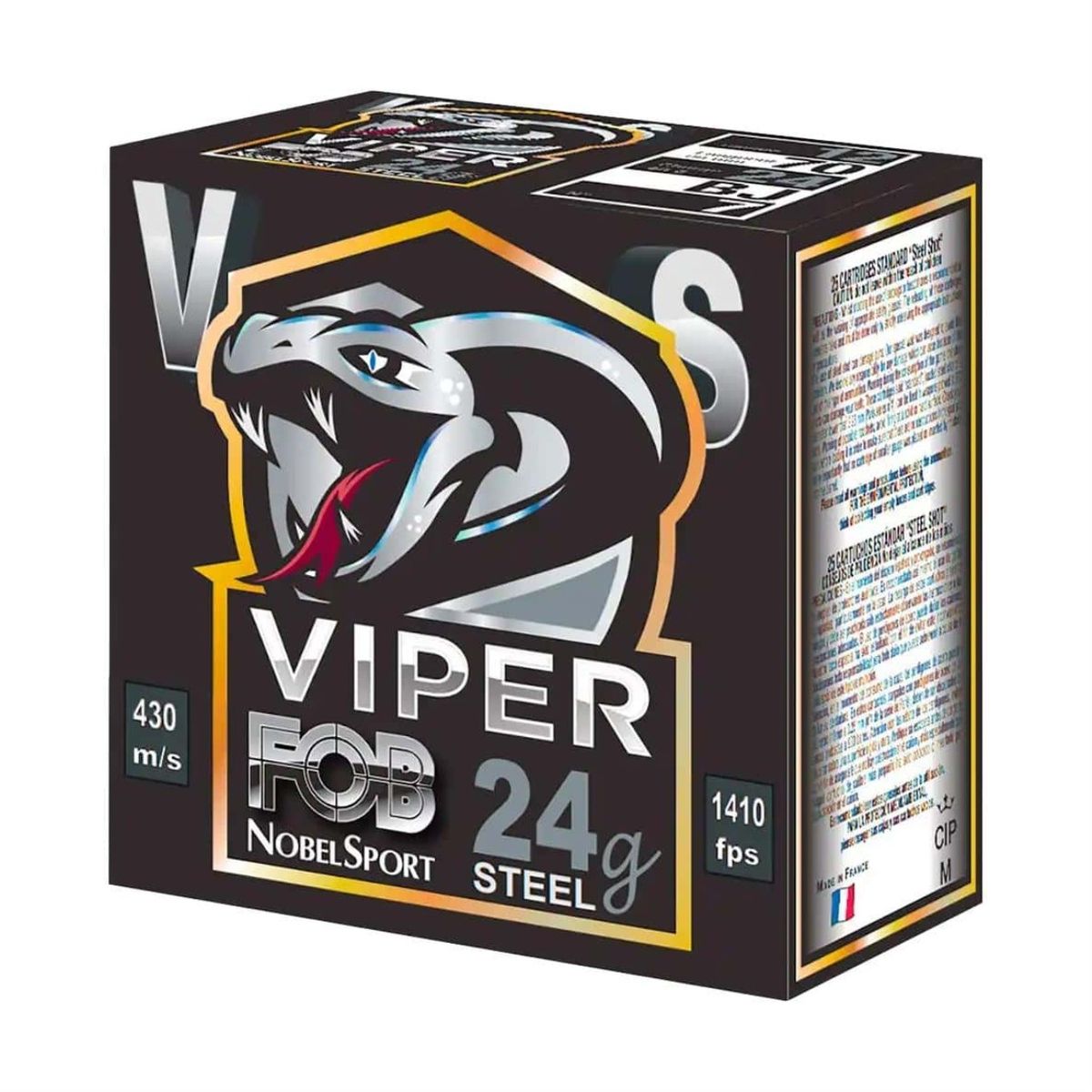 VIPER Steel | 24g | 2,5mm | 12/70 - 250 Patronen