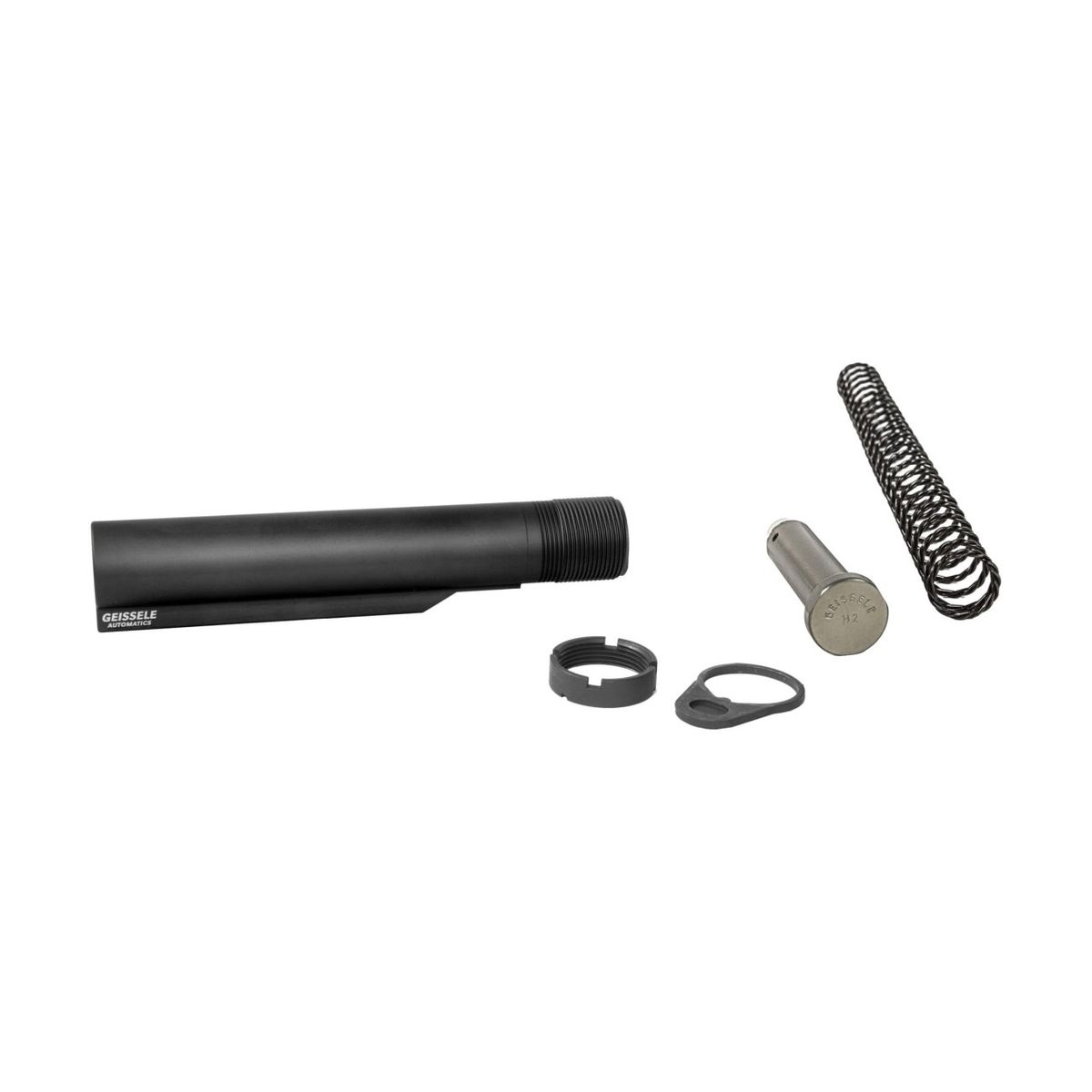 Premium MIL-SPEC Buffer Tube Assembly with Super 42 | 5.56mm - Schwarz, H3