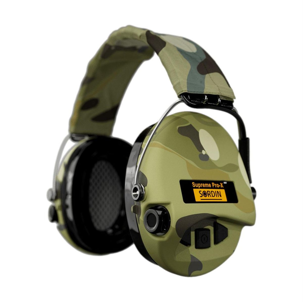 Supreme Pro-X LED | Gehörschutz | Gelkissen | Camo Kopfband | Cups Camo