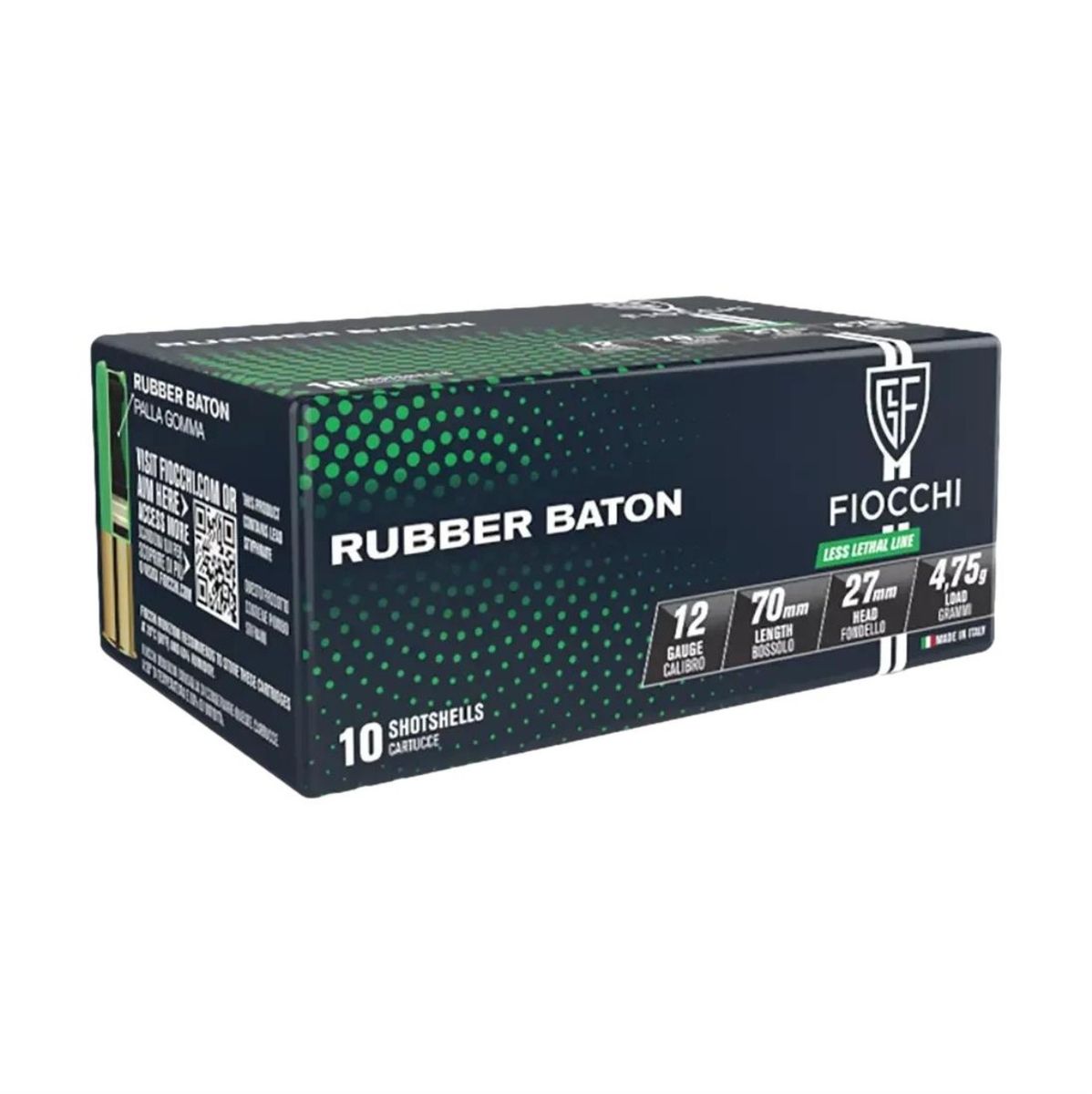 Law Enforcement Rubber Batton | 12/70 | 10 Schuss